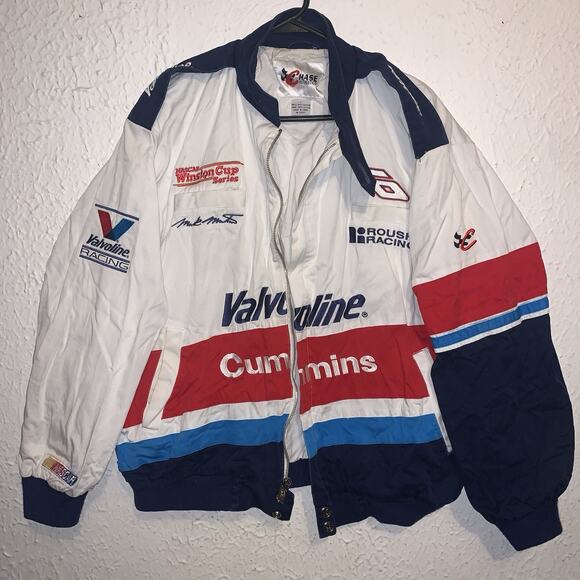 Mark Martin NASCAR Winston Cup Roush Valvoline Chase Authentics Racing Jacket L - Picture 3 of 13